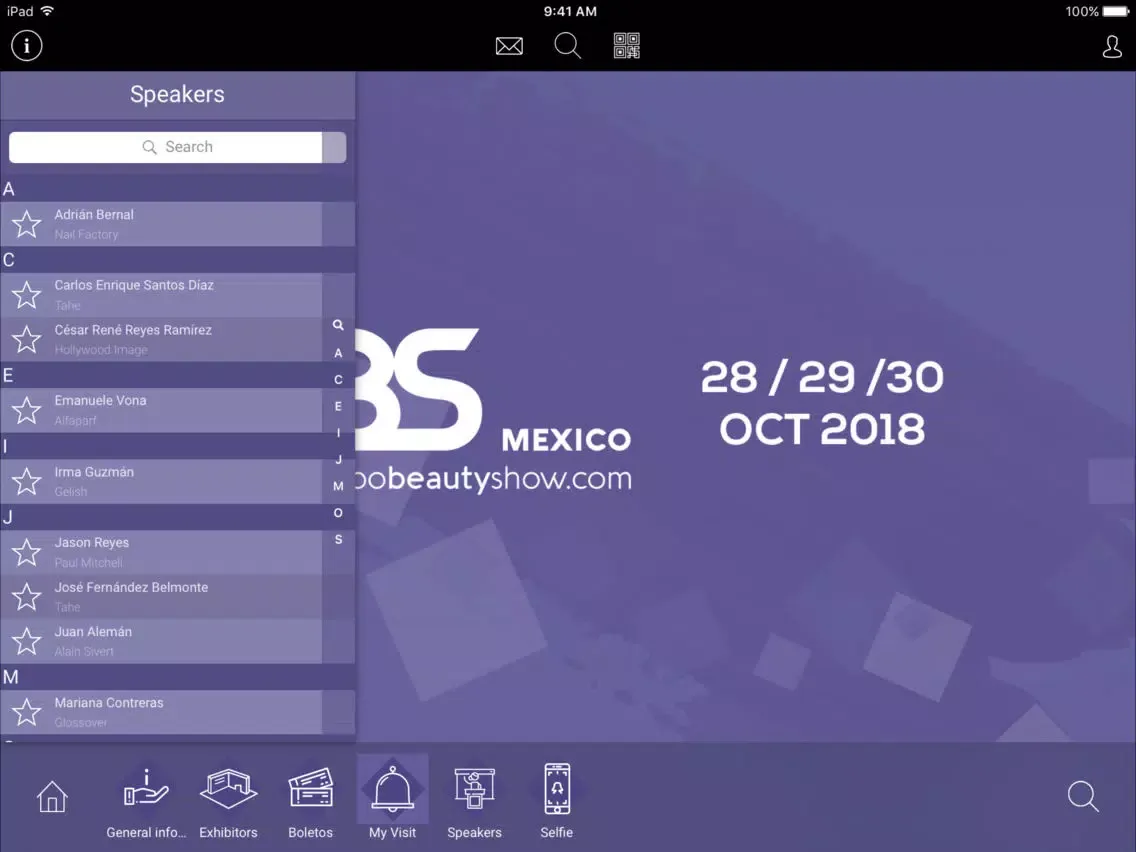 Expo Beauty Show 2018 iPad 应用截图