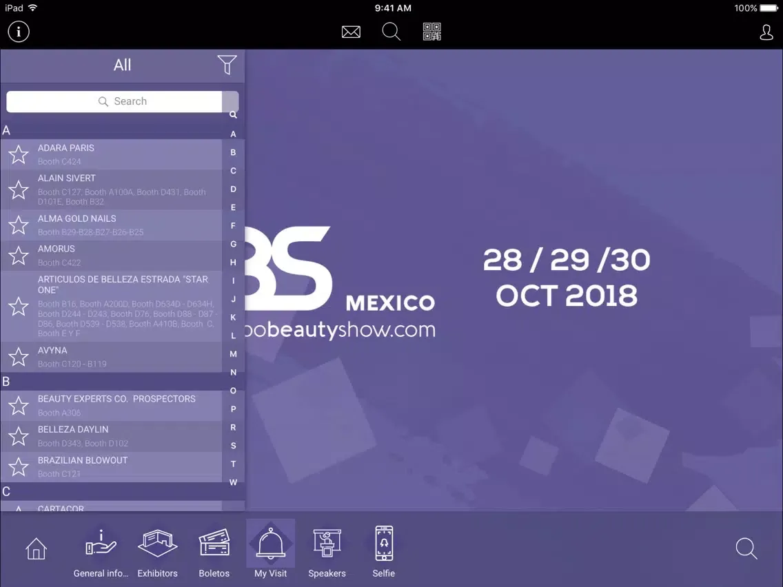 Expo Beauty Show 2018 iPad 应用截图