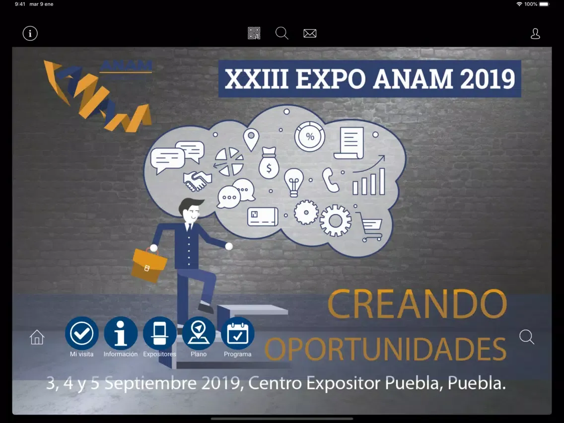 Capturas de pantalla de Expo ANAM 2019 iPad 