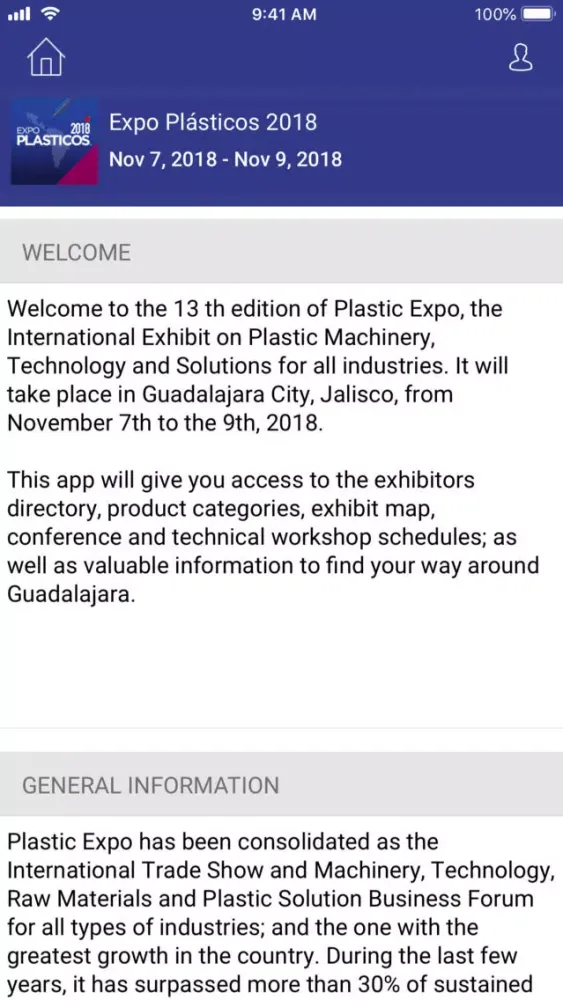 Screenshot di Expo Plásticos 2018