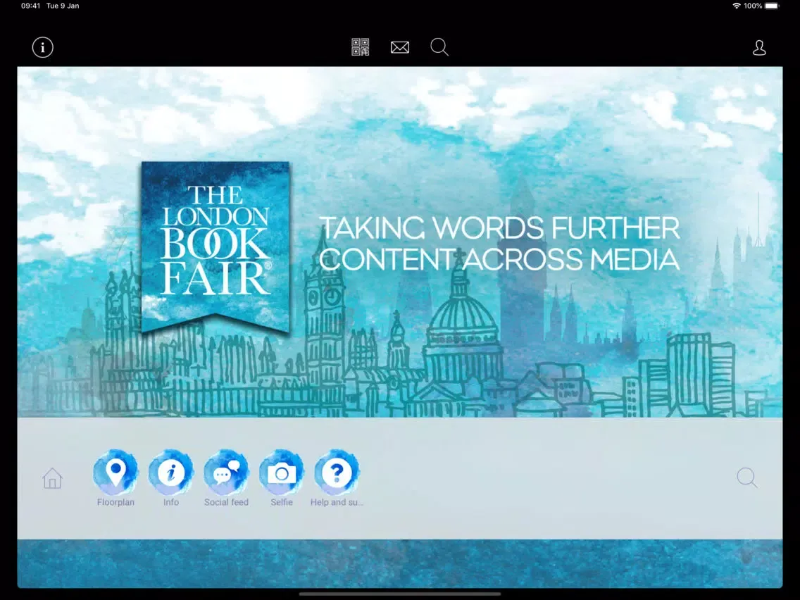 The London Book Fair iPad  Screenshots