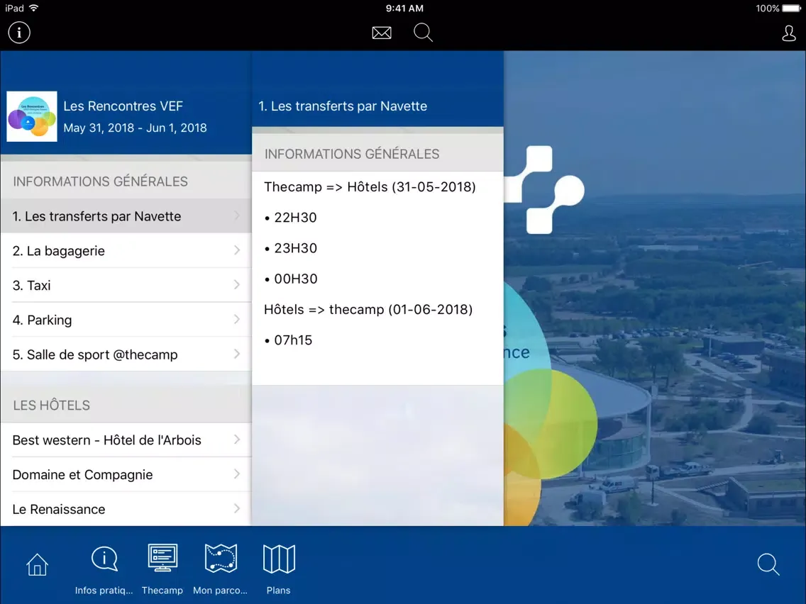 Les Rencontres VEF iPad  سکرین شاٹس
