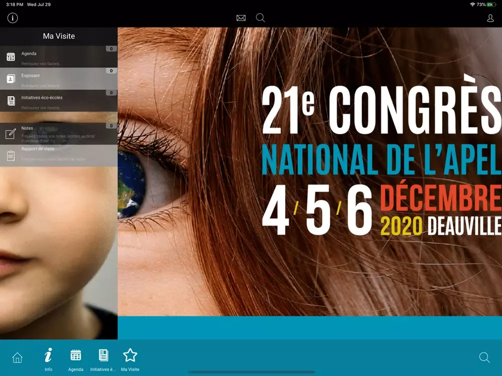Congrès Apel 2020 iPad  سکرین شاٹس