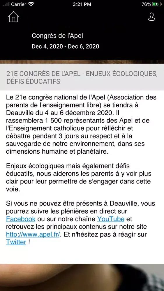 Congrès Apel 2020 سکرین شاٹس