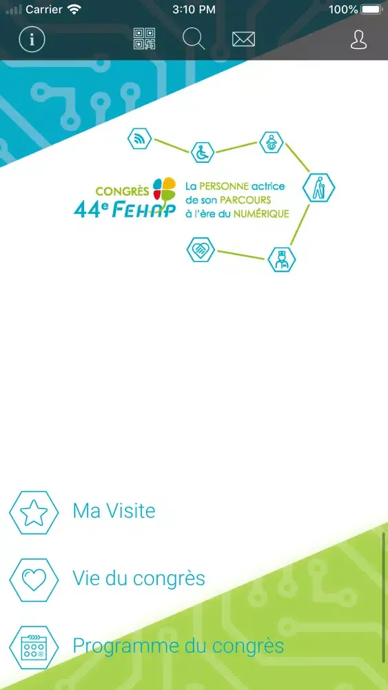 Capturas de tela do 44e CONGRÉS DE LA FEHAP