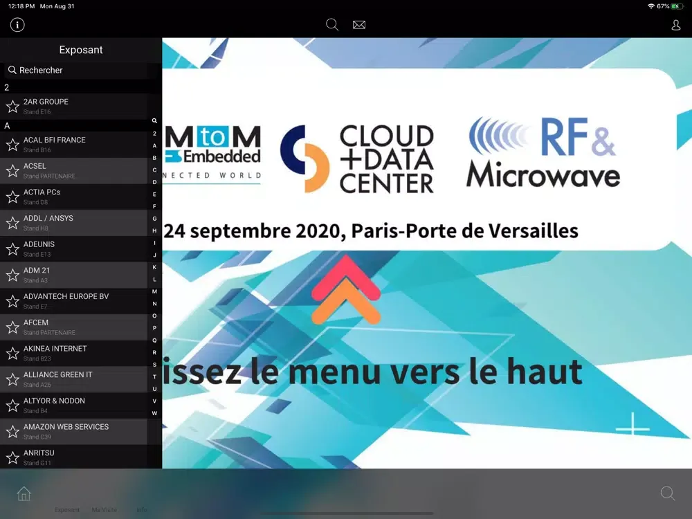 IoT MtoM Cloud Datacenter RF iPad  Screenshots