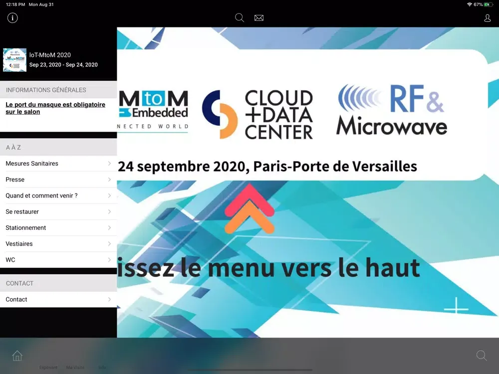 IoT MtoM Cloud Datacenter RF iPad  Screenshots