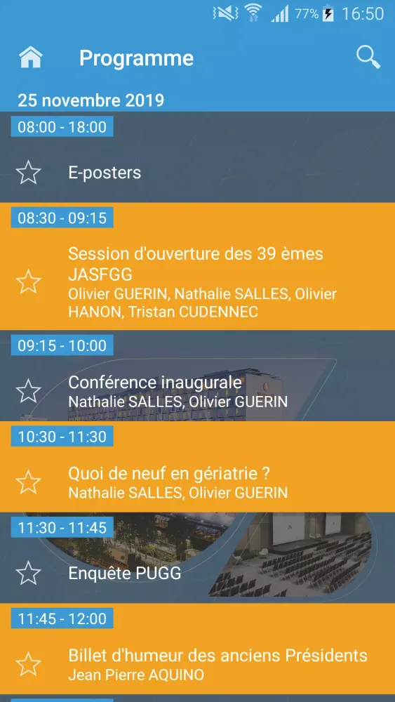 Journées Annuelles de la SFGG Screenshots
