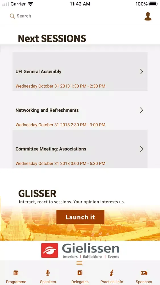 Screenshot di 86th UFI Global Congress 2019