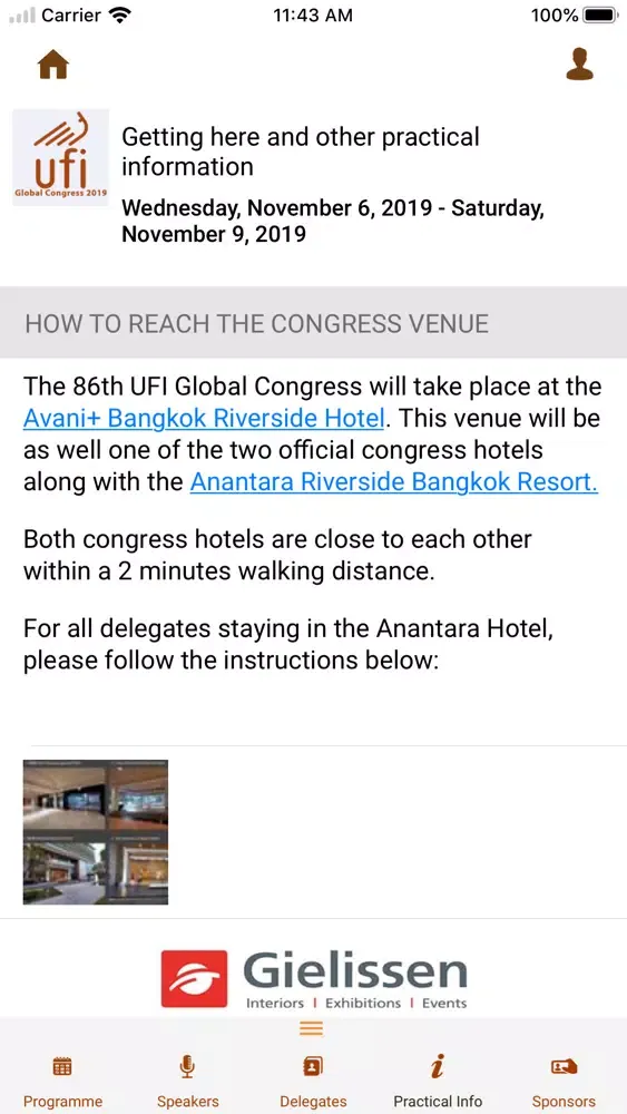 Screenshot di 86th UFI Global Congress 2019