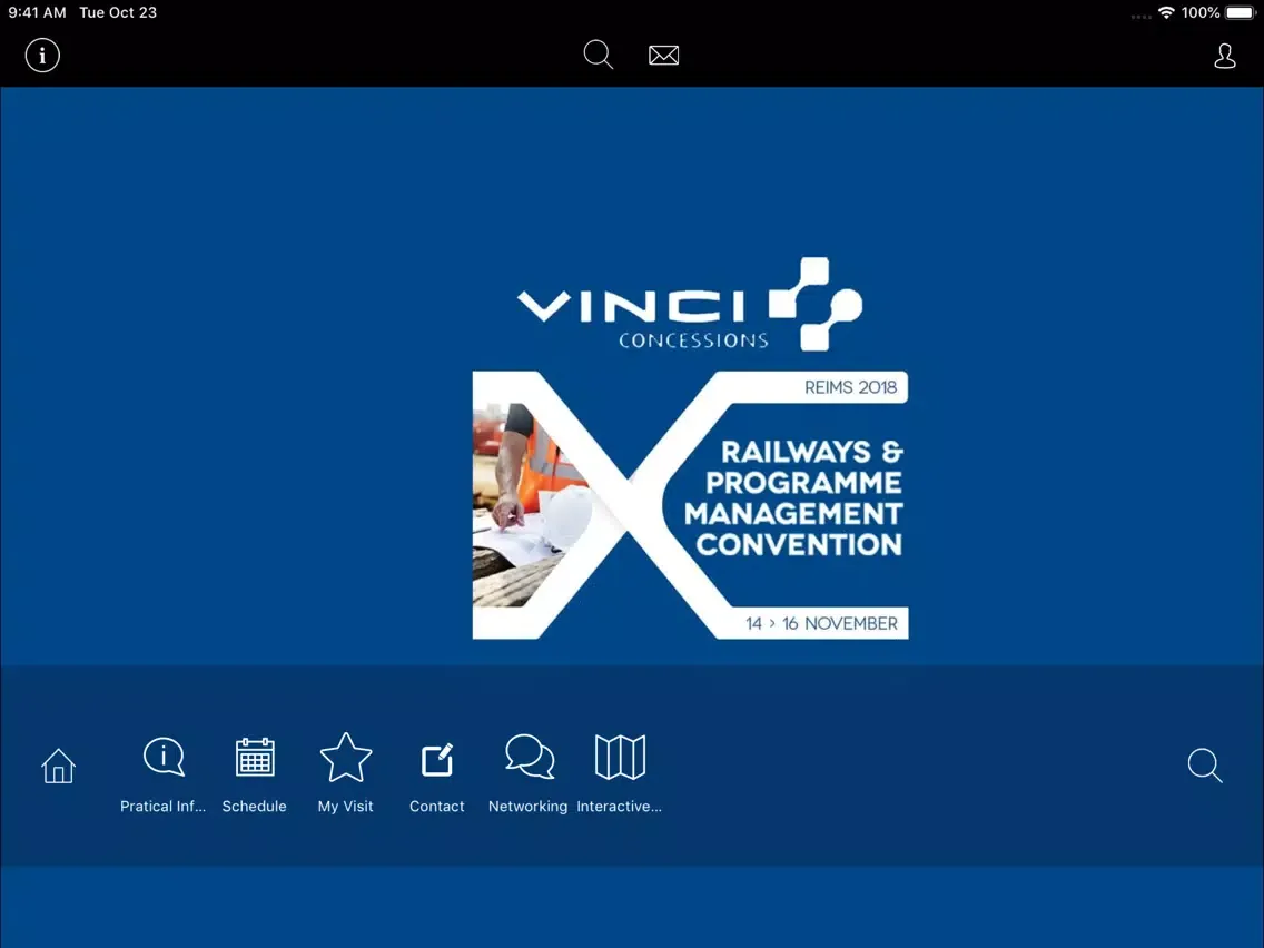 VINCI Railways & PMD 2018 iPad  Screenshots
