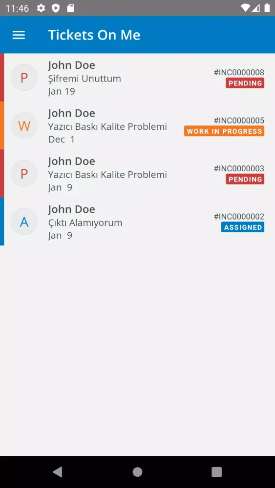 Goo Service Desk - Help Desk Screenshots