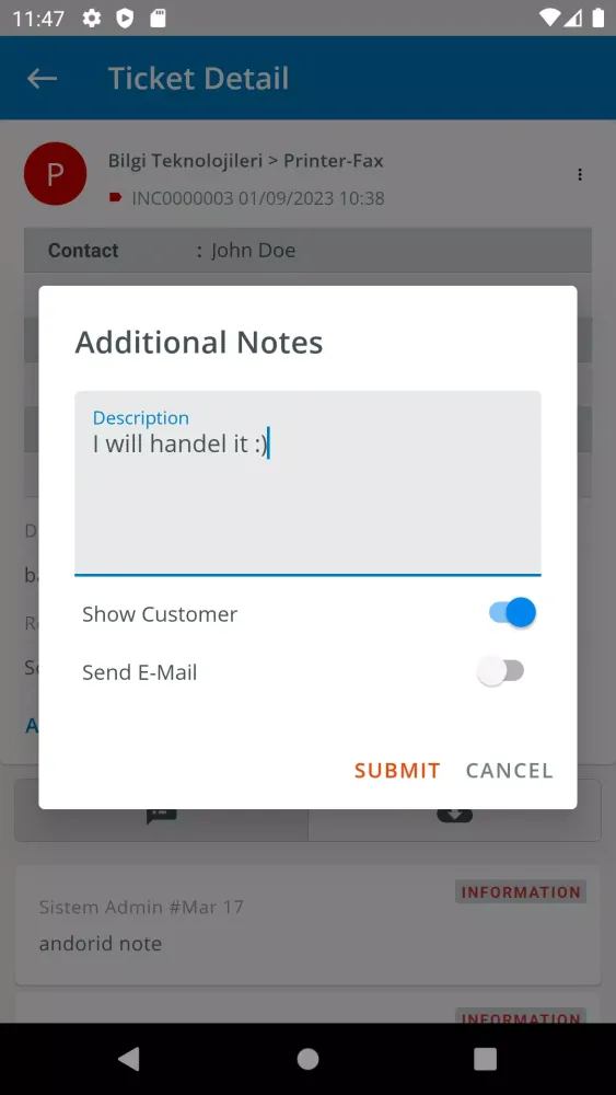 Goo Service Desk - Help Desk Screenshots