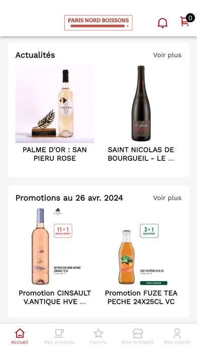 ภาพหน้าจอของ Paris Nord Boissons
