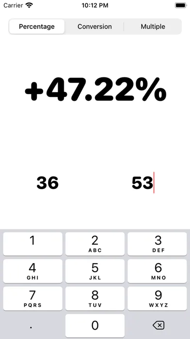 % Calc - Percentage Calculator 스크린샷