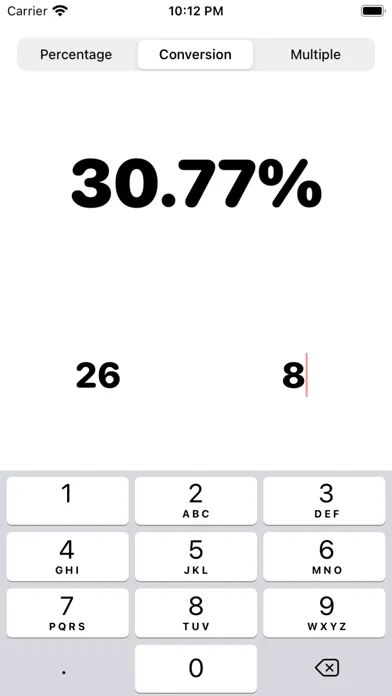 % Calc - Percentage Calculator 스크린샷