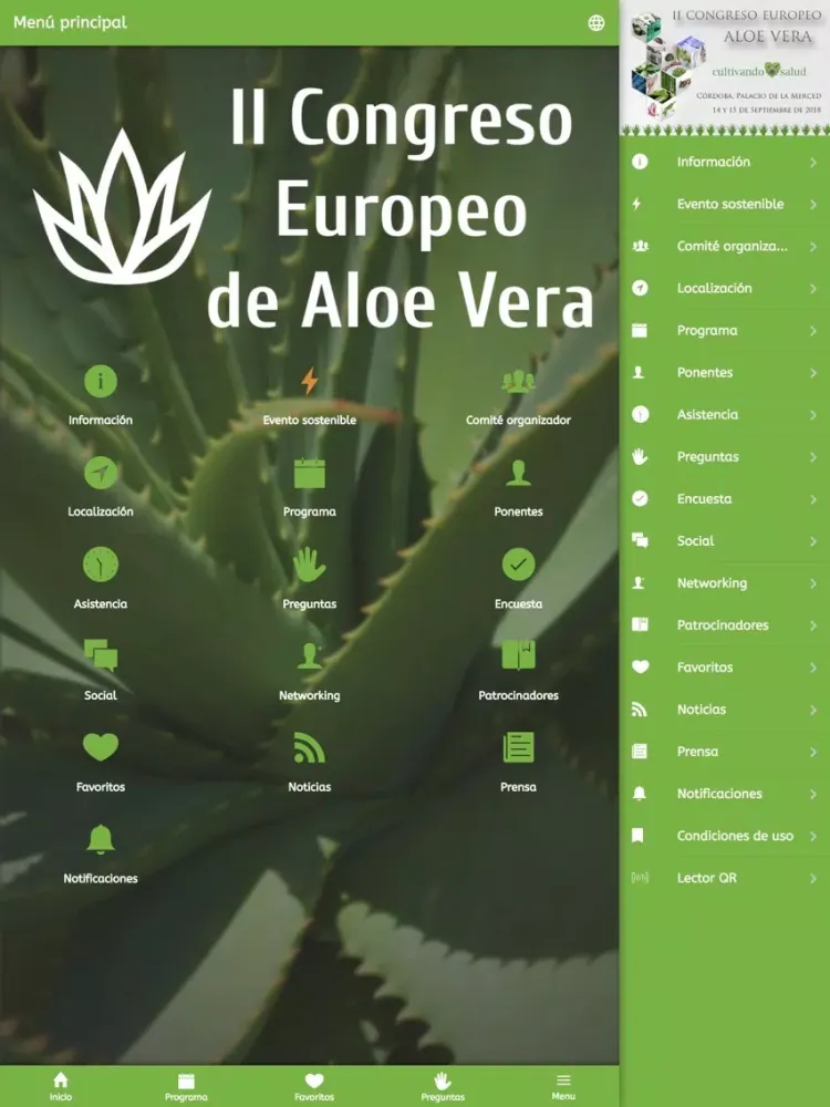 Congreso Europeo de Aloe Vera iPad  स्क्रीनशॉट