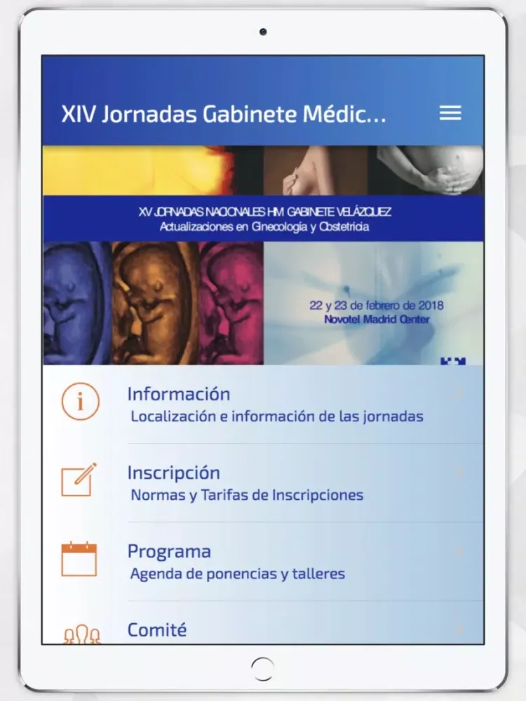 Zrzuty ekranu Jornadas HM Gabinete Velázquez iPad 