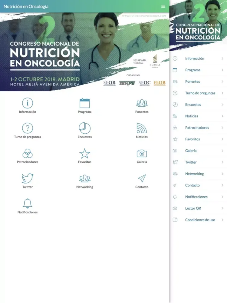 Скриншоты Nutrición en Oncología iPad 