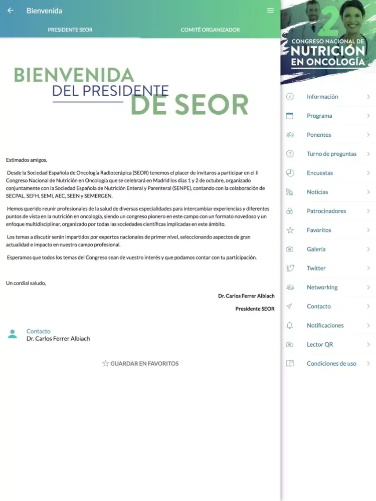 Скриншоты Nutrición en Oncología iPad 