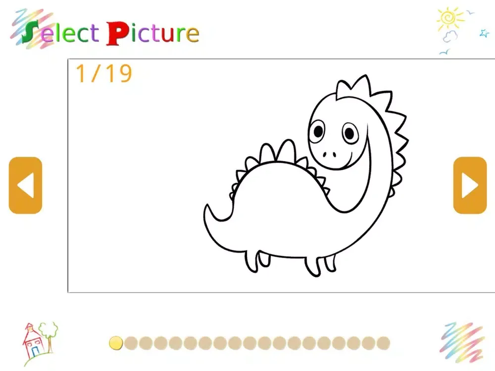 Coloring Book - Draw Dinosaur iPad  Ekran Görüntüleri