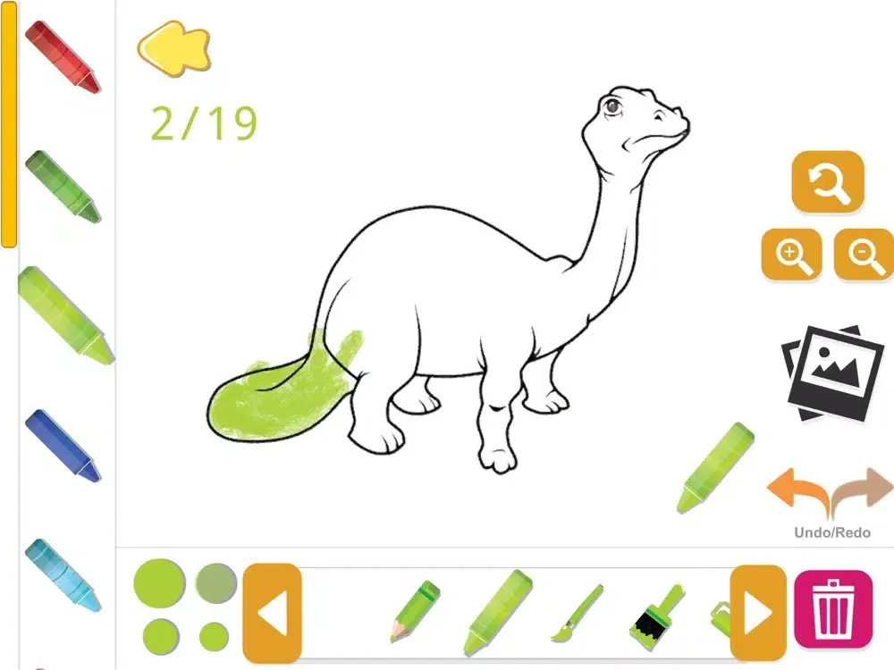 Coloring Book - Draw Dinosaur iPad  Ekran Görüntüleri