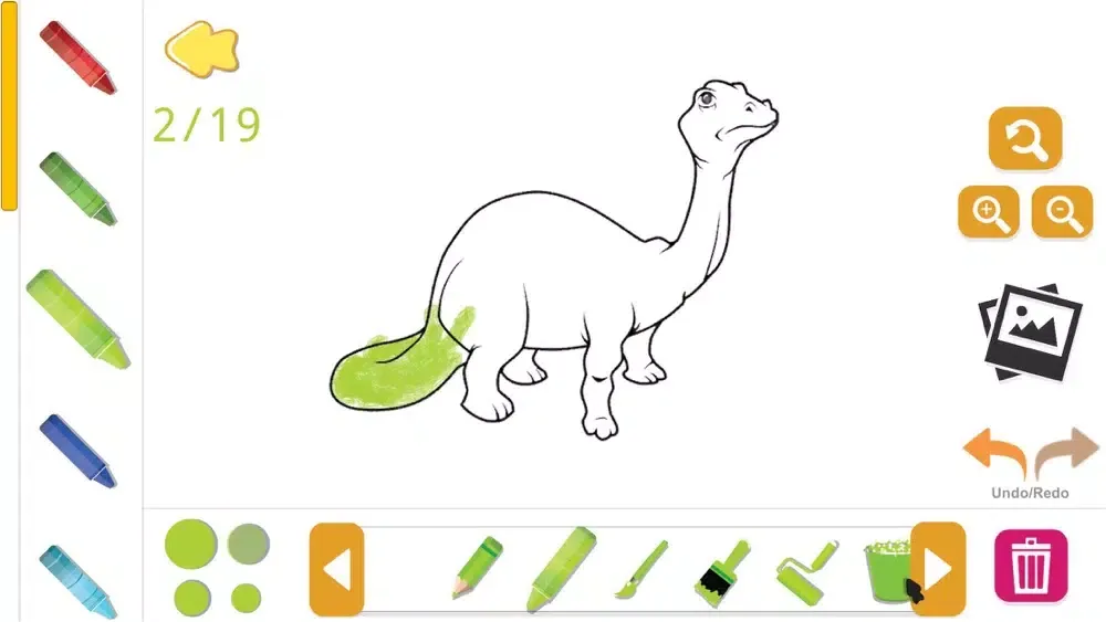Coloring Book - Draw Dinosaur Ekran Görüntüleri