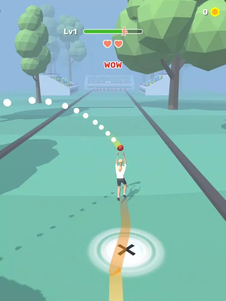 Tangkapan layar Fly Dunk iPad 