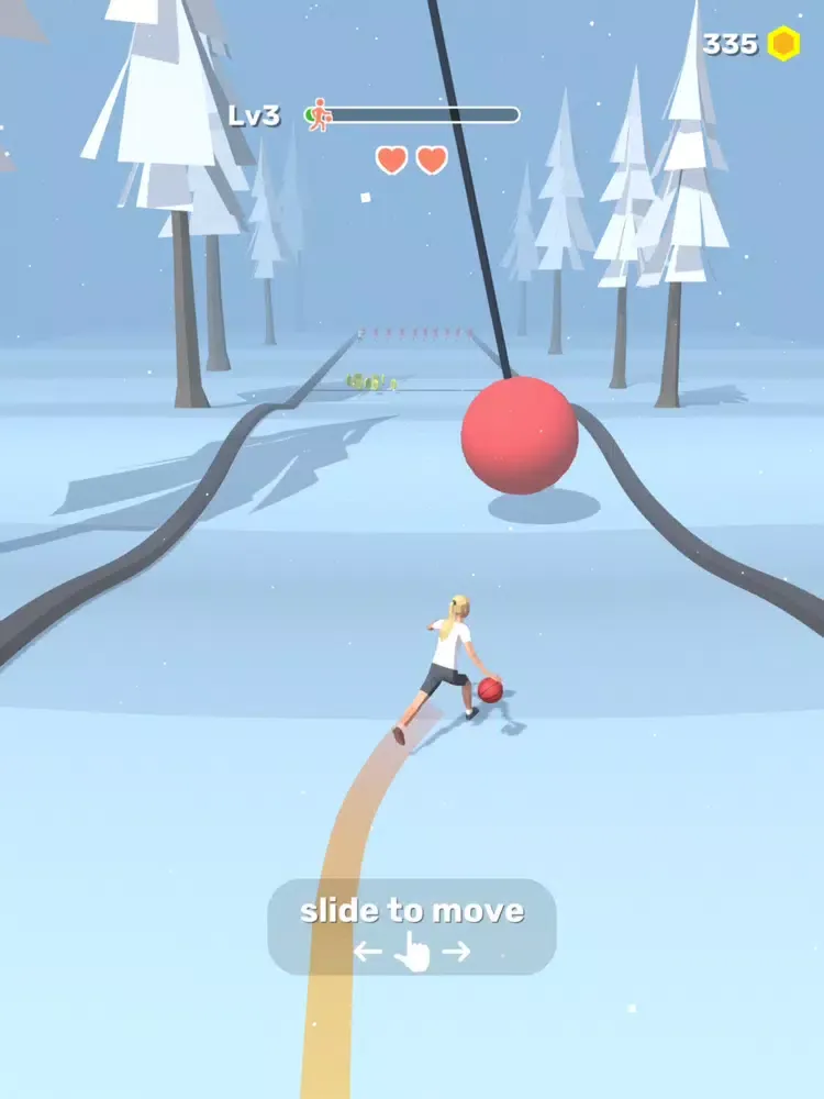 Tangkapan layar Fly Dunk iPad 