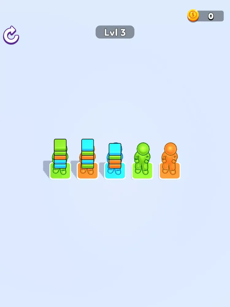 Capturas de tela do Swap n Sort