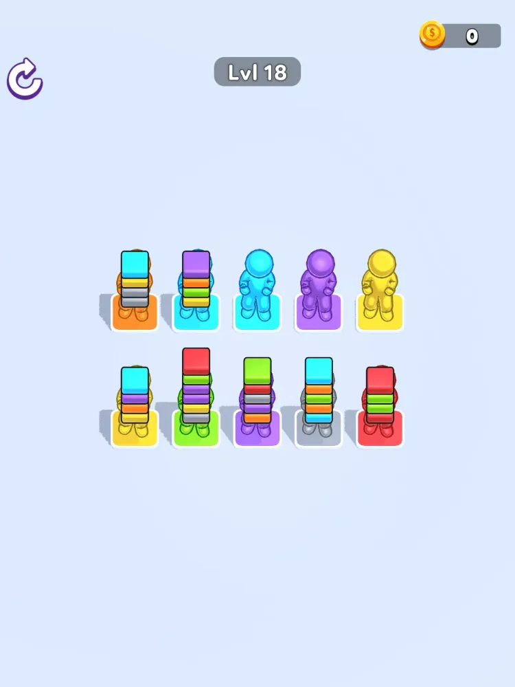 Capturas de tela do Swap n Sort