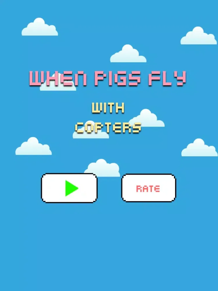Zrzuty ekranu When Pigs Fly with Copters iPad 