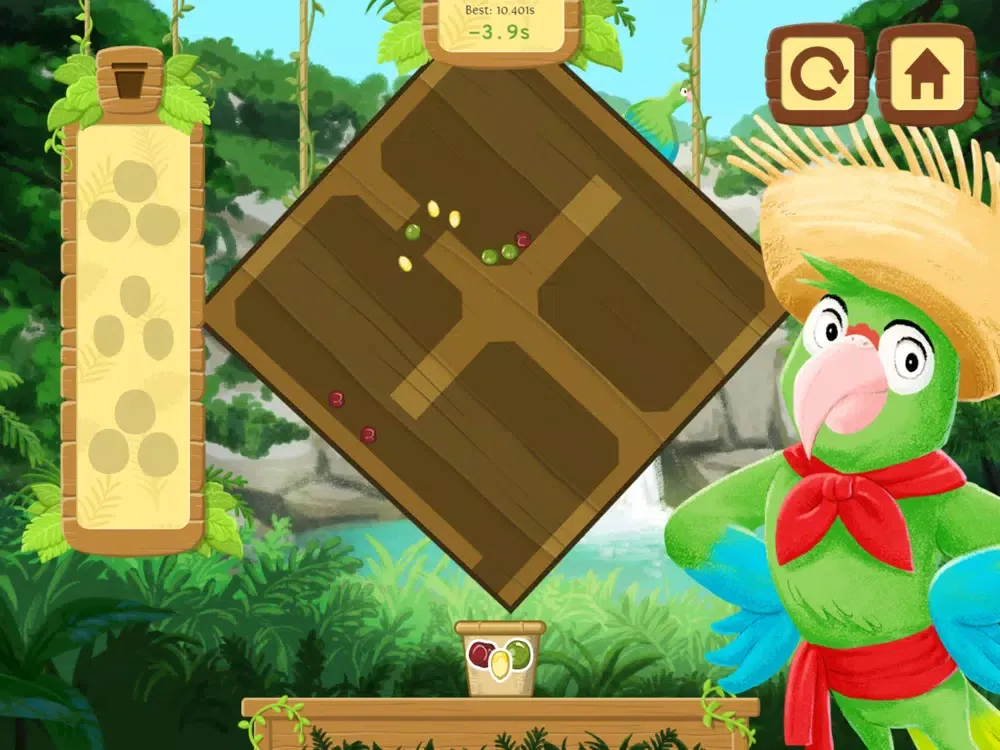 Ảnh chụp màn hình của Paco and the Tumbling Seed Box iPad 