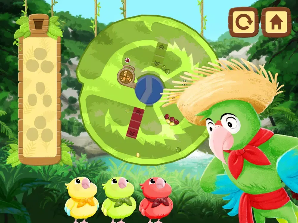 Ảnh chụp màn hình của Paco and the Tumbling Seed Box iPad 