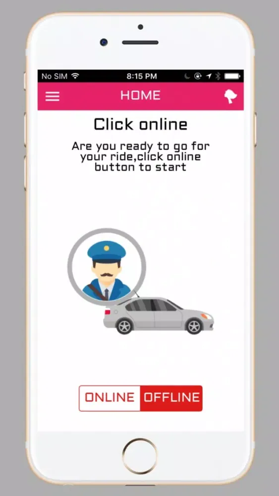 Скриншоты GoPink Cabs Partner