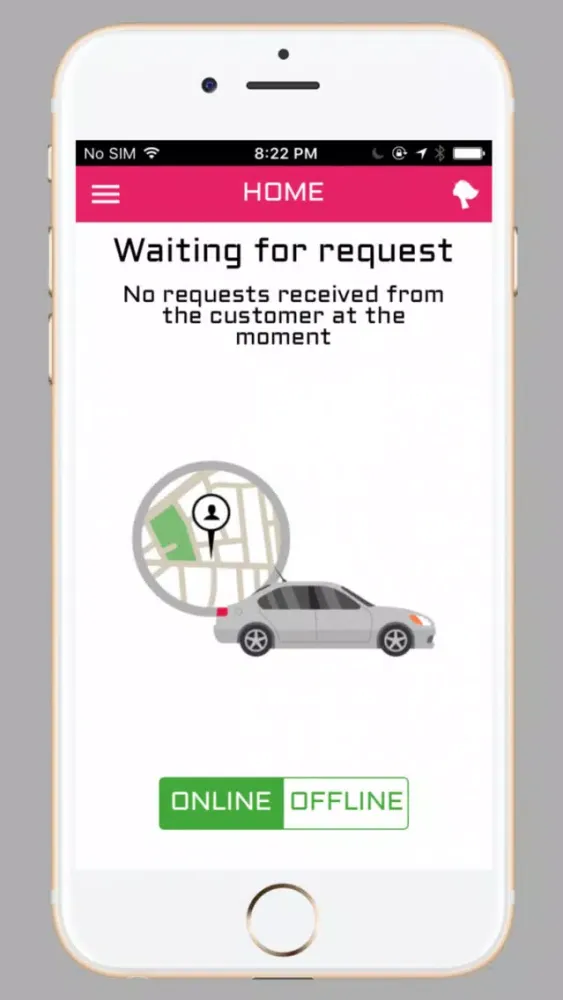 Скриншоты GoPink Cabs Partner