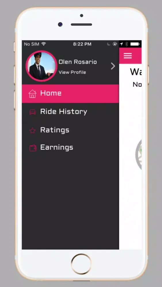 Скриншоты GoPink Cabs Partner