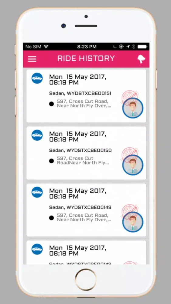 Скриншоты GoPink Cabs Partner
