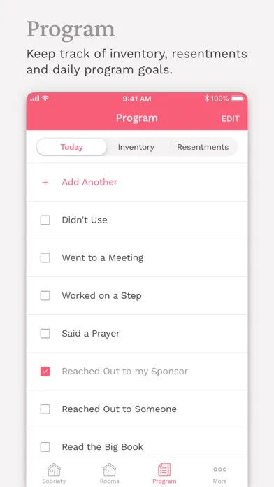 Pink Cloud:  AA Meeting Finder应用截图