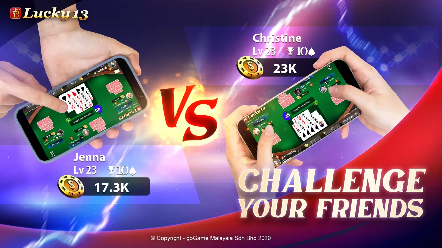 Zrzuty ekranu Lucky 13: 13 Poker Puzzle