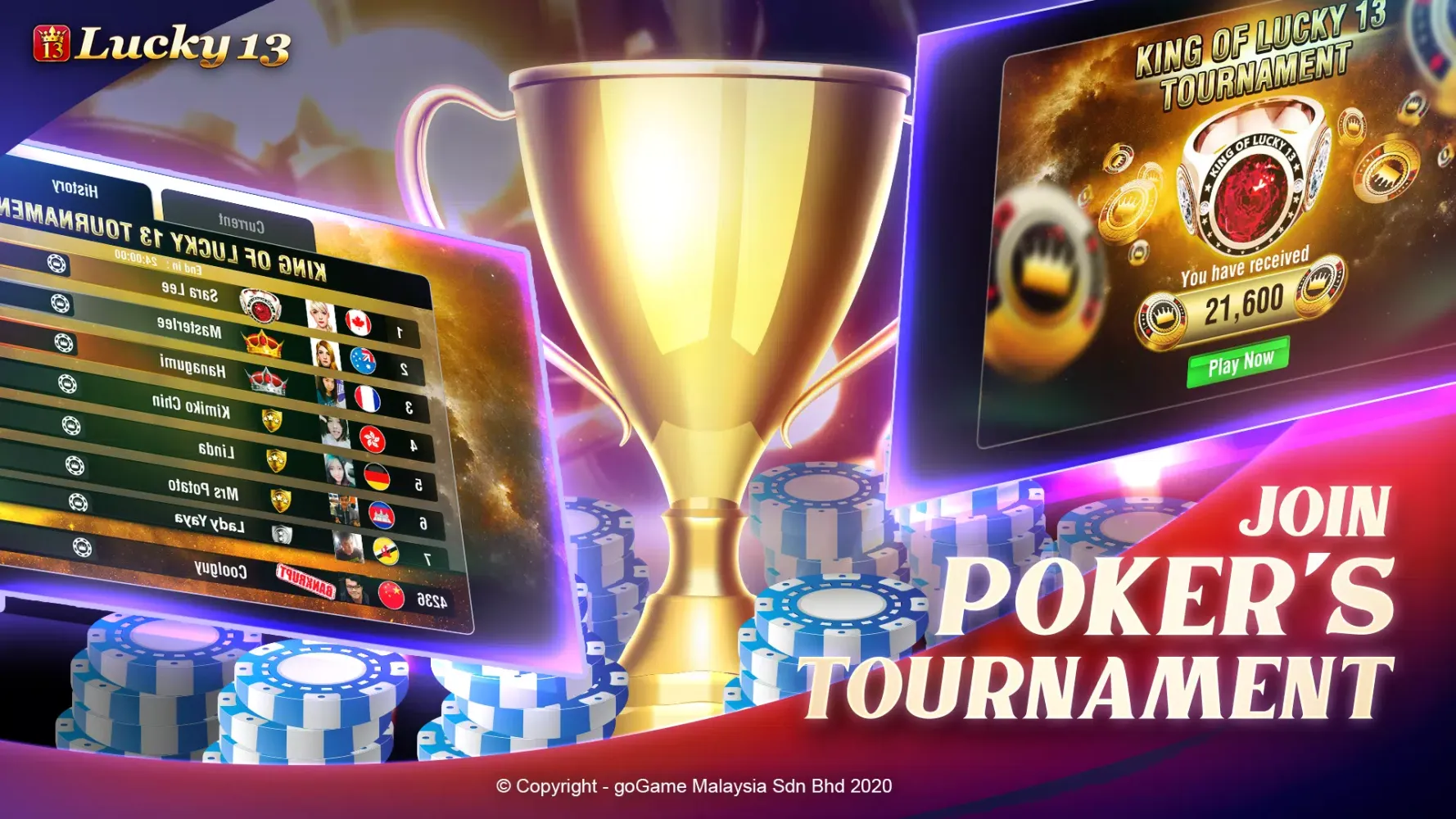 Zrzuty ekranu Lucky 13: 13 Poker Puzzle