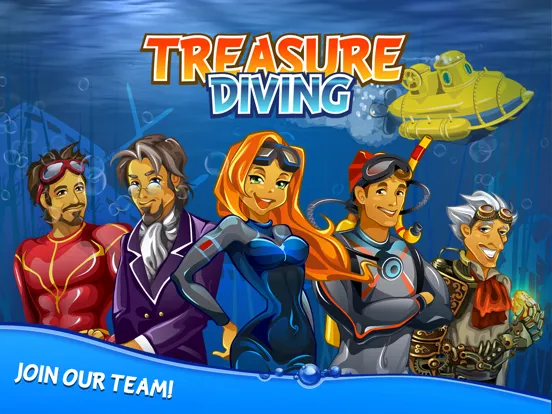 Capturas de tela do Treasure Diving iPad 