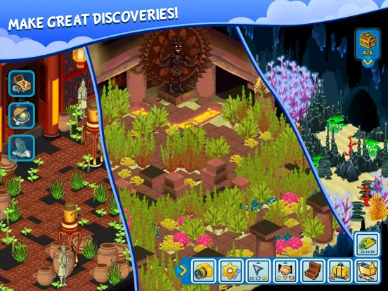 Capturas de tela do Treasure Diving iPad 