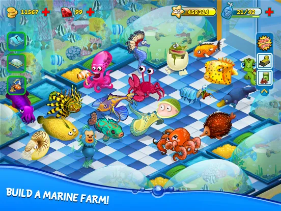 Capturas de tela do Treasure Diving iPad 
