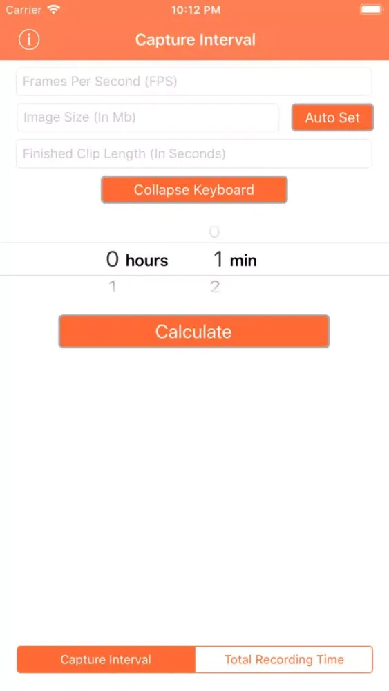 Time-Lapse Calculator V1应用截图