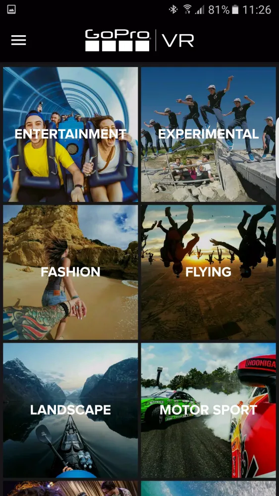 GoPro VR應用截圖