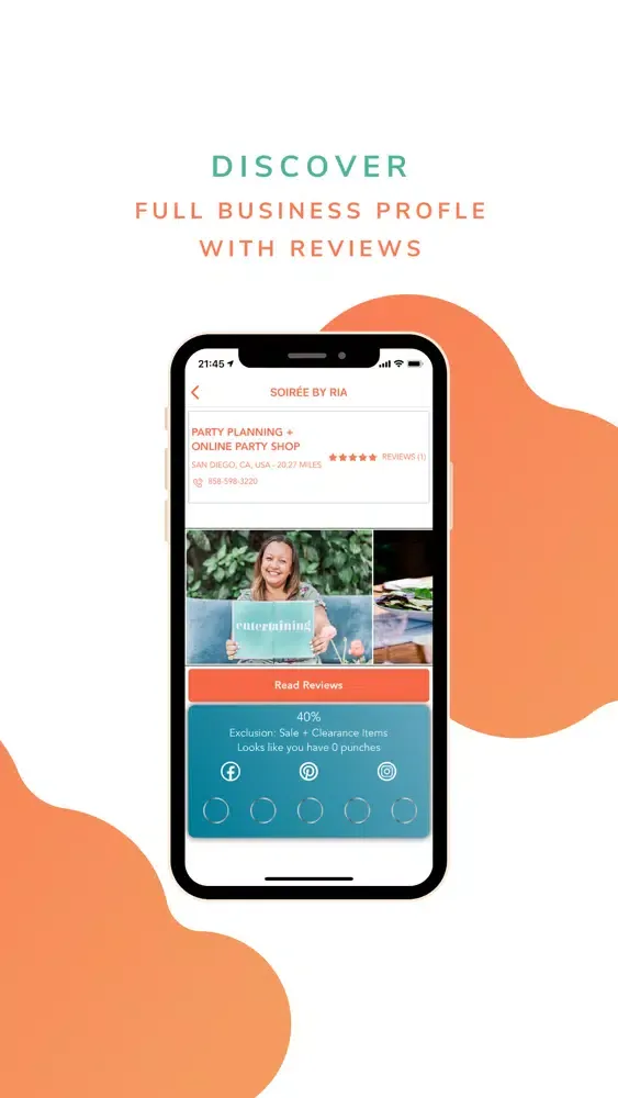Capturas de tela do Punchcard - Loyalty App