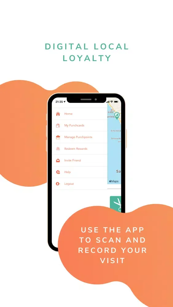 Capturas de tela do Punchcard - Loyalty App