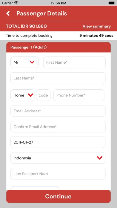 Lion Air スクリーンショット