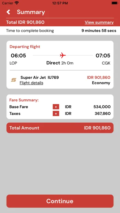 Lion Air スクリーンショット